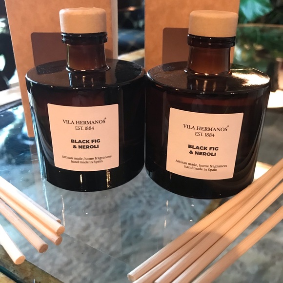 vila hermanos Accents 2 Vila Hermanos Black Fig Neroli Reed Diffusers